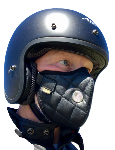 Triton leather face masks 