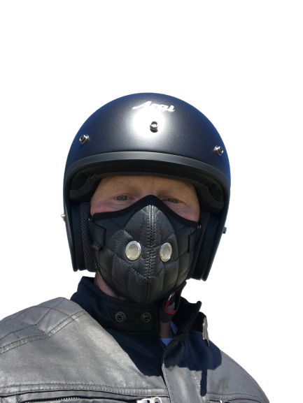 Triton leather face masks 