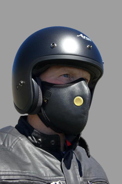 Triton leather face masks 