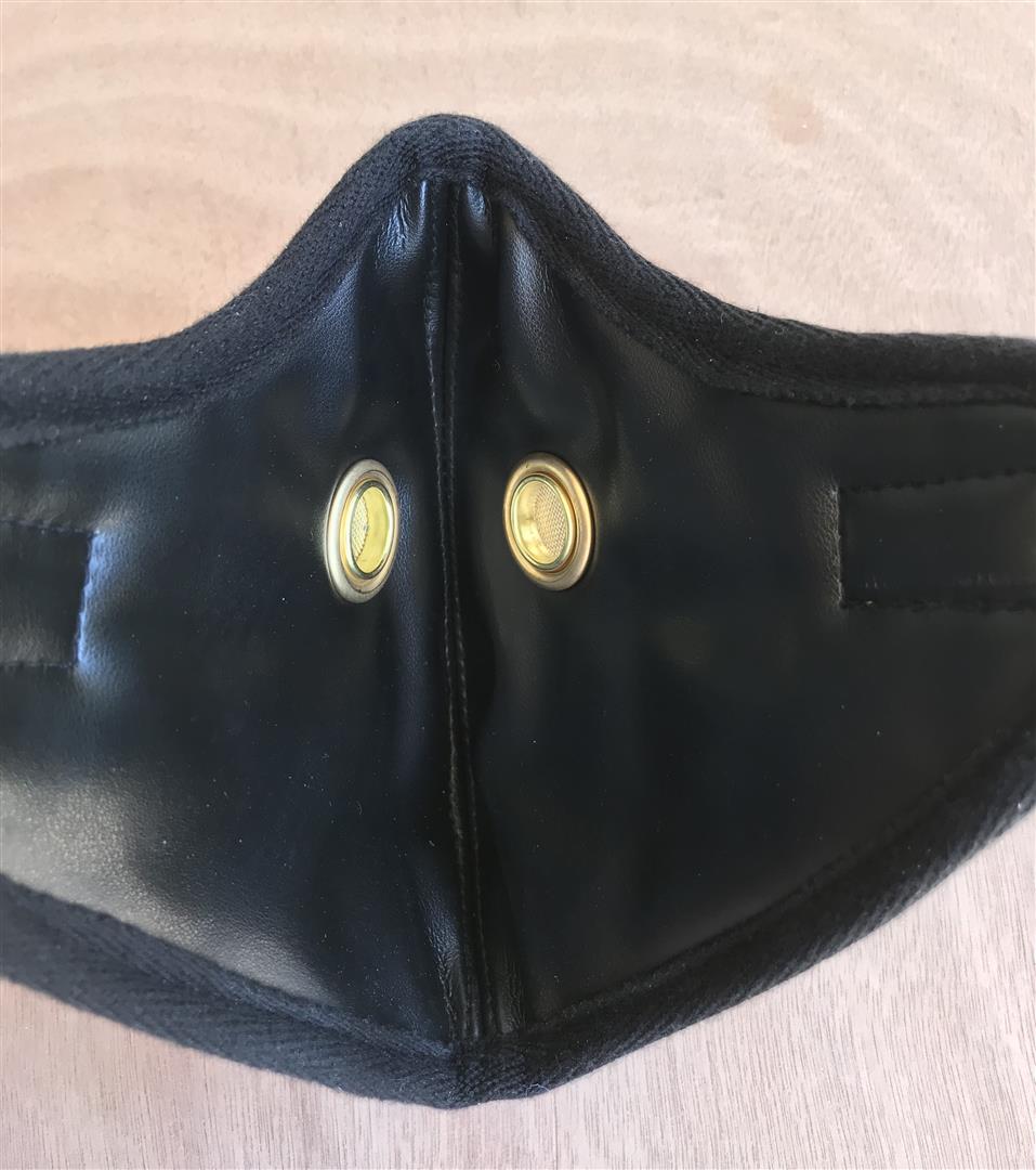 Triton leather face masks 