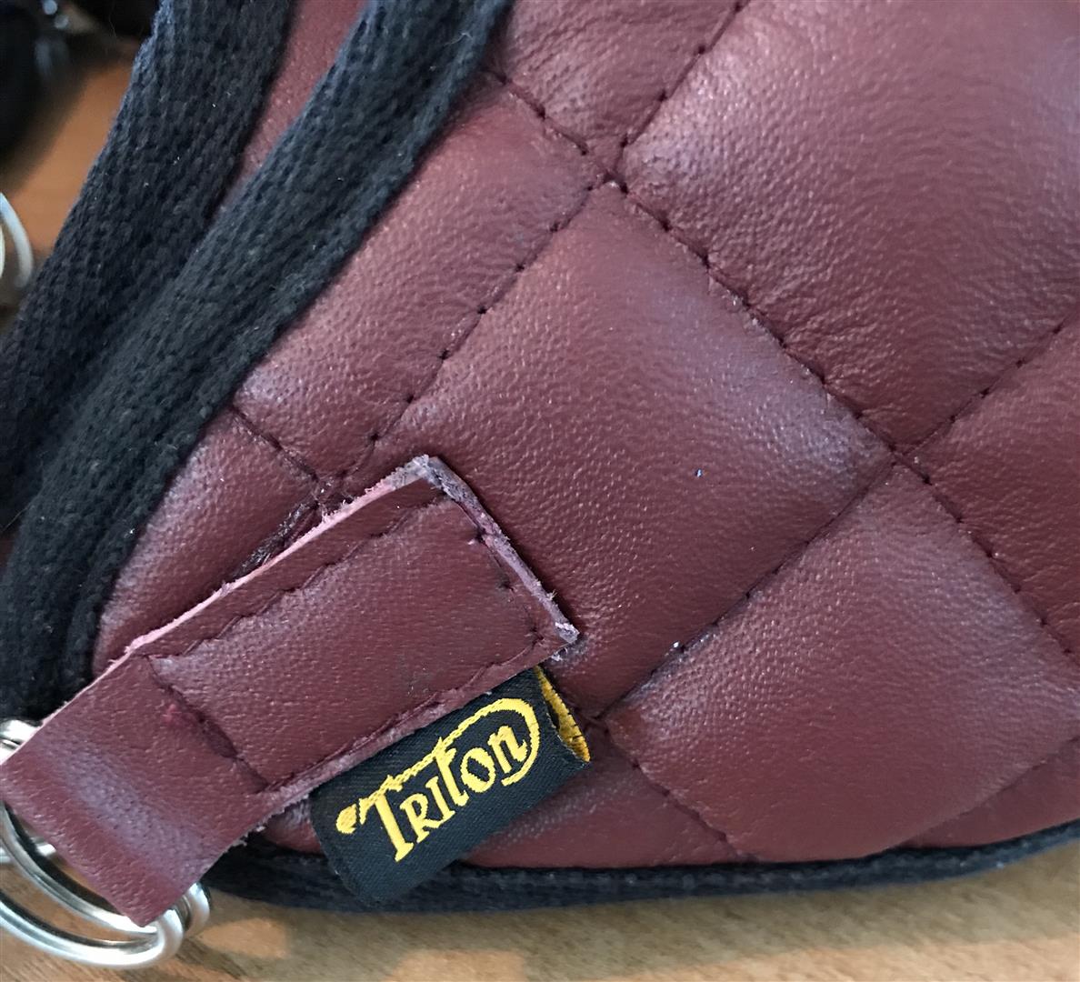 Triton leather face masks 